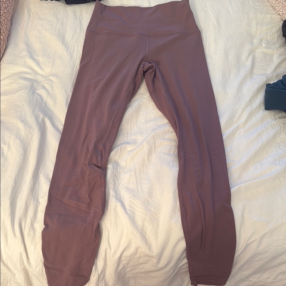 lululemon Purple Leggings High-Waisted Stretchy